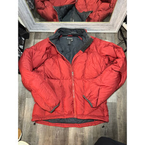 Men's‎ REI Goose Down Puffer Jacket L Red Gray